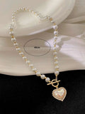 Pearl Heart Necklace