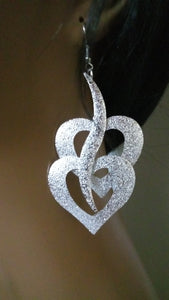 Heart to heart earrings