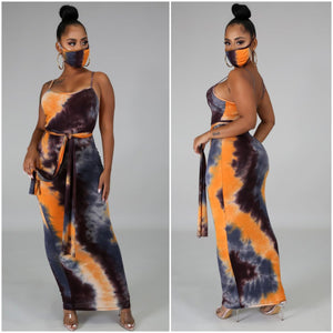 "Tie Dye Treat" Maxi Dress