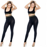 "Good Greek" 2-pc Fitness Top & Leggings Set