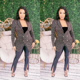 "Glitz & Glam" Blazer Dress