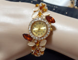 Luxury Flower Wrist Watch