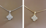 Dainty rope chain necklaces with pendant