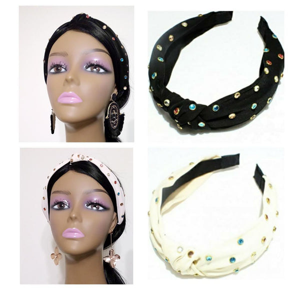 Multicolored stones headbands